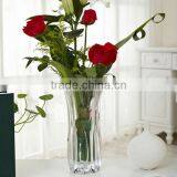 Fancy Glass Vase With Carved Flower Pattern thumbnail-1