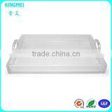 Kingmei OEM Thickened Rectangle Tabletop Acrylic Towel Tray thumbnail-3