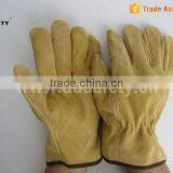 DDSAFETY Auto Luva De Couro Leather Glove Driver Pig Leather Gloves thumbnail-4