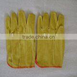 Yellow Full PVC Impregnated Gloves thumbnail-1