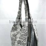 New Model Metal Chain Ornament Snake Skin Fashion Ladies Handbag thumbnail-1