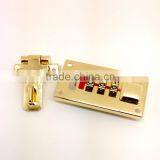 Security Combination Number Lock With Hasp for Pilot Case, Combination Lock With Push Buttom for Suitcase, Righjt Hand thumbnail-1