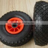 300-4 pu foam wheel with plastic rim