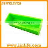 Single Cavity 1200ml Rectangle Loaf Silicon Rubber Soap Molds thumbnail-1