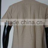 2017 OEM Design Cotton&linen Men's Short Sleeve Shirt thumbnail-3