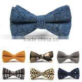 HD-T128 New Fashion Classic Floral Decoration Custom Bow Tie thumbnail-1