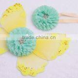 2016 Popular Boutique New Born Baby Wings and Flowers and Headband Sets Photography Props thumbnail-5