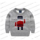 Garment Knitted Baby Wear Boys Sweater Boys Long-sleeved Cotton Crochet Sweater Pullover thumbnail-2