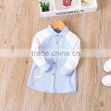2-7 Years 2017 New Wholesale Autumn Full Sleeve Cotton Stitching Kids Boys Shirt thumbnail-4