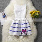 Baby Frock Design Pictures Fancy Printing Dresses for Baby Girls#F0093 thumbnail-1