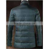 2015 Factory Price Men's Black Sheepskin Leather Jacket Down Jacket Winter Season thumbnail-4