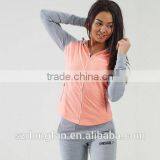 2016 New Design Women Fit Zip Hoodie Gym Fitness Sweatshirts Women Yago Clothing thumbnail-4