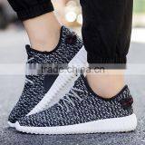 Hot Sale Man Running Breathable Shoe With No Brand Flyknit Fabric Casual Shoes thumbnail-3