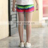 S60725B Summer Casual Stripe Shorts Children Clothes Cotton For Baby Girls thumbnail-2