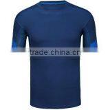 100% Polyester Plain Round Neck Blank Compression Men t Shirt thumbnail-3