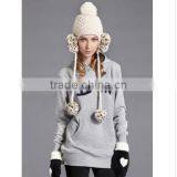 Hot Selling Women Fashion Design Tall Hoodies Wholesale thumbnail-3