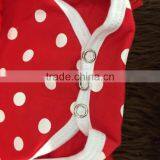 2015 New Red Dot Baby Romper Tutu Romper Dress With Matching Headband and Leg Warmer thumbnail-4
