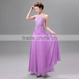 2016 Fashion Wedding Bridesmaids Red Slim Long Banquet Evening Gown Dress for Sexy Ladies thumbnail-4