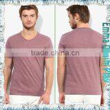 New Custom Design Mens Organic Cotton Round Neck T-Shirts thumbnail-3