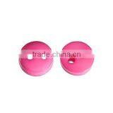 Resin Sewing Buttons Scrapbooking 2 Holes Round Fuchsia 6mm Dia thumbnail-3