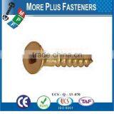 Made in Taiwan Flat Head Square Drive Robertson Wood Screw thumbnail-4