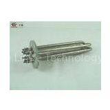 Big Brass Flange Industrial Electric Copper Heating Element For Gas , 6000W / 230V