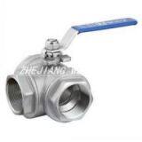 3-Way Stainless Steel Ball Valve(Q15F) thumbnail-1