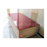 Red Painted Sparkling Silver 20mm / 25mm MDF Particle Board For Interior Decoration