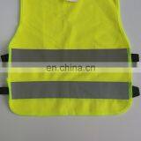 Security Roadway Safety Clothing High Quality EU Standard Logo Design Eco-friendly Breathable Fabric Hi-vi Kid Vests Fluo Yellow thumbnail-5