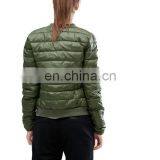 Factory OEM Women Quilted Padded Bomber Jacket Wholesale thumbnail-4