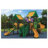 HLB-7073B Kids Plastic Swing and Slide Set Children Playground Outdoor