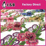 HH-L65 Elegant 3D Rose Embroidery Lace thumbnail-6
