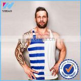 Yihao Trade assurance Men's Racerback Bodybuilding Stringer Tank Top Muscle Gym Singlet