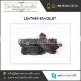 Latest Fashion Leather Stud Bracelet for Wholesale Buyer thumbnail-1