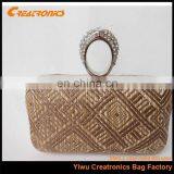 Fashionable Factory Directly Selling Cheap Lady Clutch Bag Made Of Straw Wholesale thumbnail-6