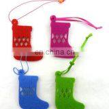 Custom Colorful Xmas Christmas Tree Felt Decoration Hanger thumbnail-2
