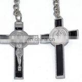 Jesus Metal Cross Keychain thumbnail-3