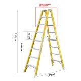 Metal Anchor Movable Glass Fiber Reinforced Plastic Platform Working Ladder Fa14-107 thumbnail-5