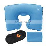 Amazon Hot Sale High Quality Custom Press Type Automatic Inflating Travel Neck Pillow thumbnail-5