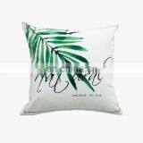 Green Big Bird Canvas Chinese Supplier Pillow Cases Print Home Decor Square Cushion Covers For Sofa thumbnail-2