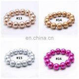 Kids Solid Bubblegum Bracelet Girl Bubblegum Cute Jewelry Birthday Gift 16Colors 12mm thumbnail-3