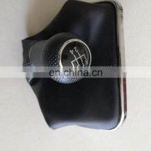 Wholesale Quality Auto Parts Car Accessories Gear Shift Knob With Black Leather Covers Car Gear Shift Cover 5SPEED for VW thumbnail-2