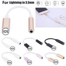 3.5 Jack Earphone For Lightning to 3.5mm AUX Headphones Adapter Audio Cable For IPhone SE 2020 12 Mini 11 Pro XS Max XS XR X 7 8 thumbnail-2