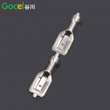 DJ622-J5.2A Self-locking Plug Spring Straight Terminal Block Brass Tin Plated Straight Strap Connector thumbnail-2