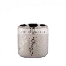 Beautiful Silver Color With Decal Ceramic Bathroom Accessories 6pcs Bathroom Accessories thumbnail-5