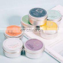 Custom Soy Wax Metal Empty Container Jar Wholesale Lidded Candle Tin thumbnail-3