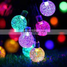 5M 6.5M 7M 9.5M 11M 8 Models Waterproof Christmas Garden Wedding Led Light String Decor Round Led Solar Outdoor String Lights