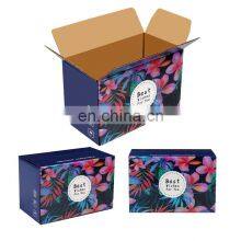 OEM Supplier Wholesale Customized Logo Printed Shipping Carton Postal Packing Corrugated Packaging Empty 5-ply Hard Carton Box thumbnail-3