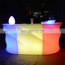 Used Nightclub Furniture Outdoor Event Party Wedding Garden Illuminated Luminous Led Lighted Bar Counter Table Chair for Sale thumbnail-5
