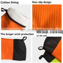 Household Barbecue Multifunctional Kitchen Microwave Oven Silicone Rubber Baking BBQ Mitt Oven Gloves thumbnail-5